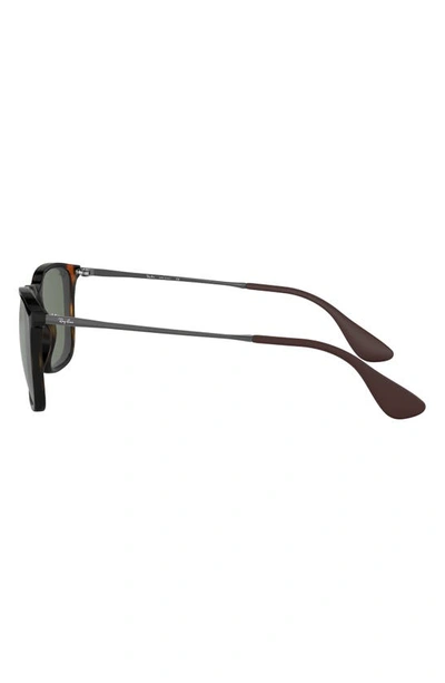 Ray Ban Chris 54mm Gradient Square Sunglasses In Lite Havana