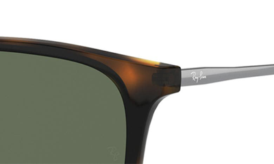 Ray Ban Chris 54mm Gradient Square Sunglasses In Lite Havana