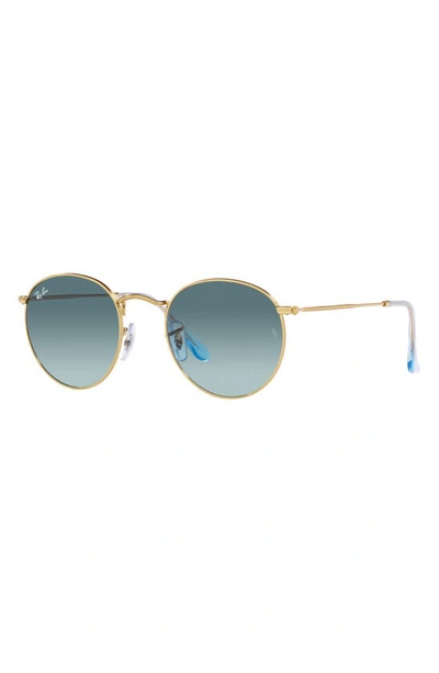 Ray Ban Icons 50mm Retro Sunglasses In Blue Gradient