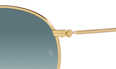 Ray Ban Icons 50mm Retro Sunglasses In Blue Gradient