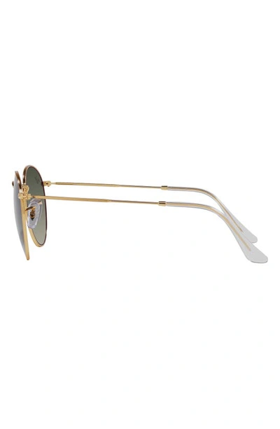 Ray Ban Icons 50mm Retro Sunglasses In Grey Flash