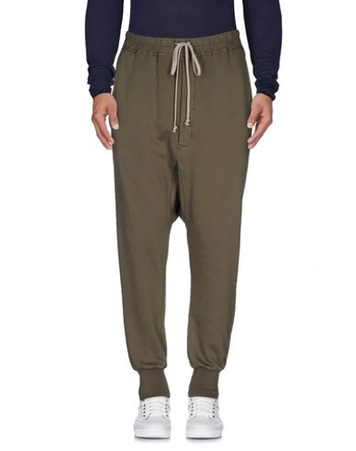 Shop Rick Owens Drkshdw Casual Trouser In Military Green