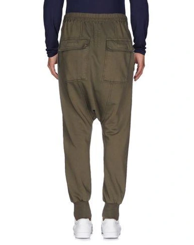 Shop Rick Owens Drkshdw Casual Trouser In Military Green