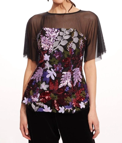 Eva Franco Sophie Top In Tempest Bloom In Multi