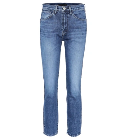 Shop 3x1 Straight Authentic Celie Jeans In Blue