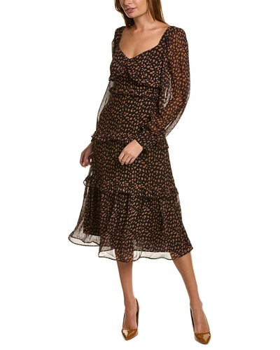 Shop Jl Luxe Sunny Dress In Brown