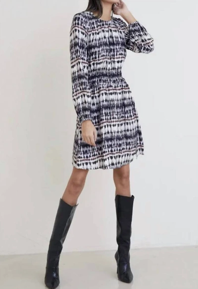 Bella Dahl Smocked Mini Dress In Multi