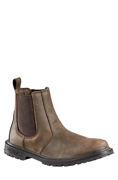 Shop Baffin Eastern Insulated Chelsea Boot In Brown