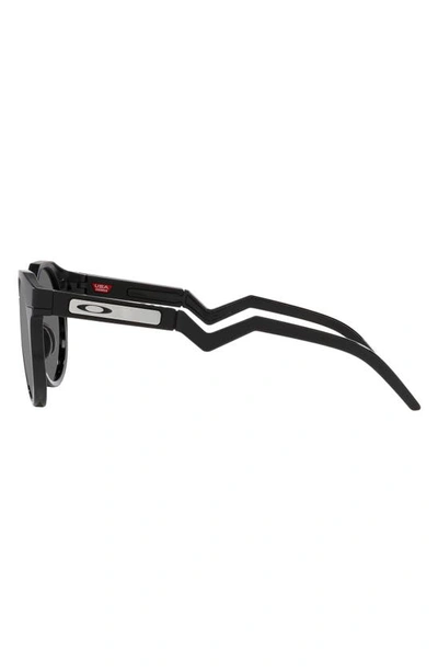 Oakley Hstn Round-frame Sunglasses In Matte Black