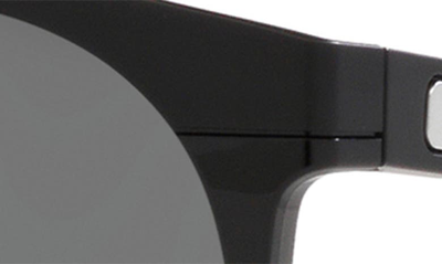 Oakley Hstn Round-frame Sunglasses In Matte Black