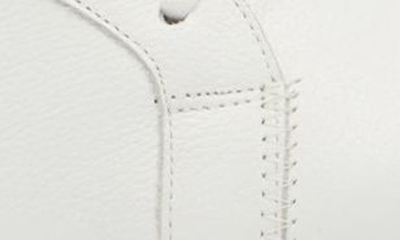Shop Naot Radon Sneaker Mule In White/ Silver Threads