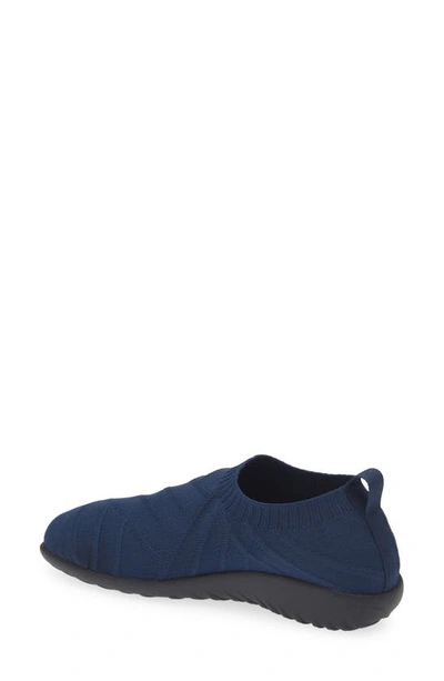 Naot Okahu Sneaker In Navy Knit