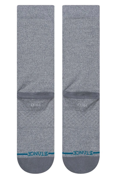 Shop Stance Icon 3-pack Socks In Grey Heather