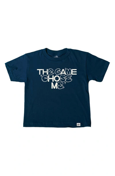 Shop Kid Dangerous Kids' The Game Chose Me Graphic T-shirt In Navy