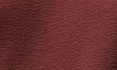 Shop Spiritual Gangster Vida Rib One-shoulder Cotton Blend Sweatshirt In Washed Burgundy