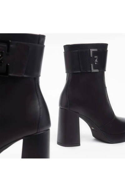 Shop Nerogiardini Platform Bootie In Black