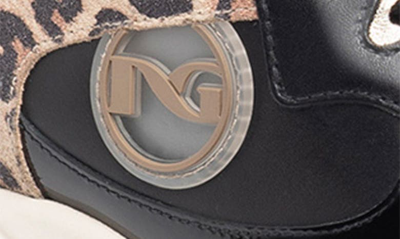 Shop Nerogiardini Logo Wedge Sneaker In Black