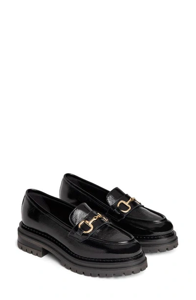 Shop Nerogiardini Lug Sole Bit Loafer In Black