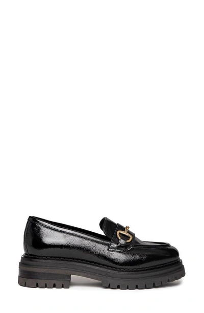 Shop Nerogiardini Lug Sole Bit Loafer In Black