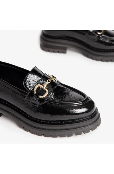 Shop Nerogiardini Lug Sole Bit Loafer In Black