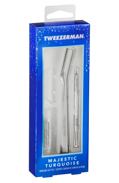 Shop Tweezerman Majestic Turquoise Skin Care Gift Set (limited Edition) $32.50 Value