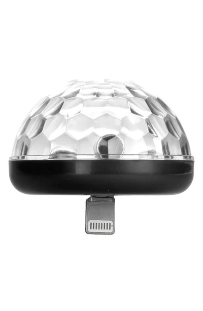 Kikkerland Design Phone Disco Light In Black
