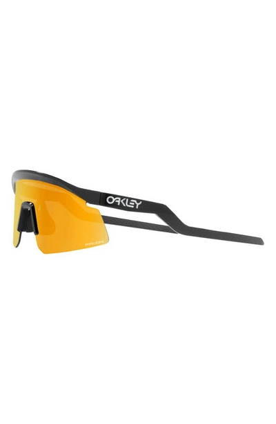 Oakley Hydra 37mm Prizm™ Semirimless Wrap Shield Sunglasses In Black Gold