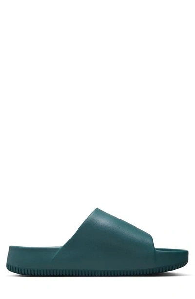 Shop Nike Calm Slide Sandal In Geode Teal/ Geode Teal
