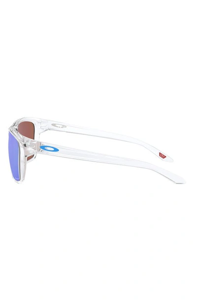 Oakley 58mm Rectangle Sunglasses In Sapphire