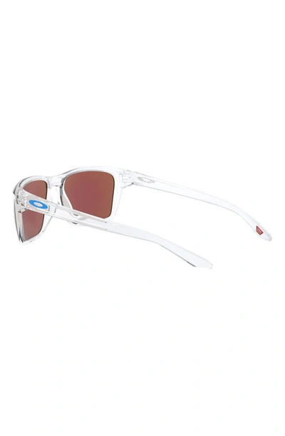 Oakley 58mm Rectangle Sunglasses In Sapphire