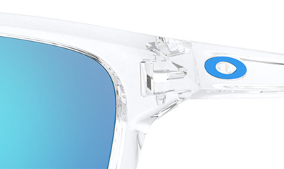 Shop Oakley Sylas 60mm Prizm™ Rectangular Sunglasses In Sapphire