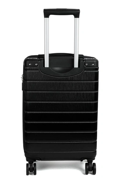 Shop Vince Camuto Set Of Three Zeke Hardshell Spinner Suitcase In Black