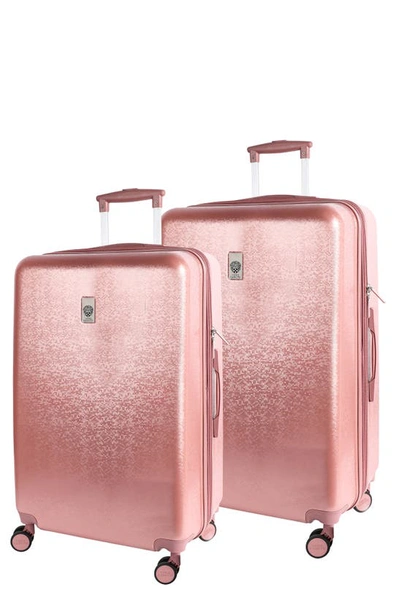 Shop Vince Camuto Set Of Two Ayden Hardshell Spinner Suitcase In Rosegold