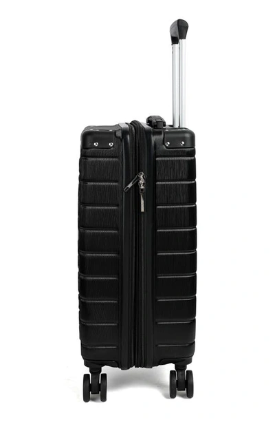 Shop Vince Camuto Zeke 20" Harshell Spinner Suitcase In Black