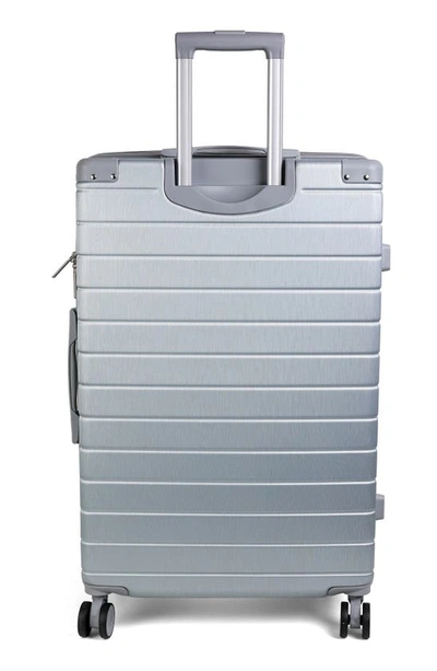 Shop Vince Camuto Zeke 24" Hardshell Spinner Suitcase In Silver