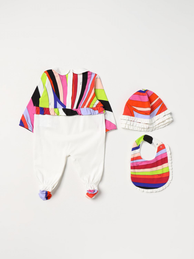 Shop Emilio Pucci Junior Pack  Kids Color Multicolor