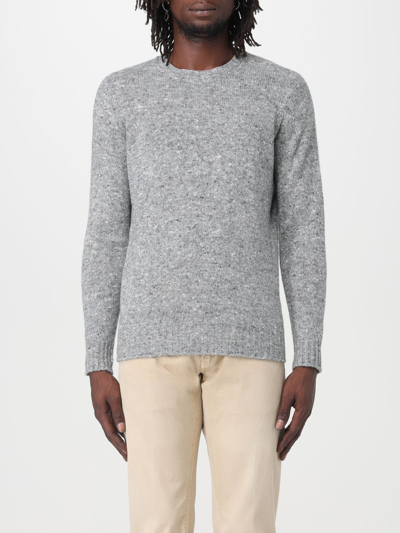 Shop Drumohr Crew Neck Sweater In Grey