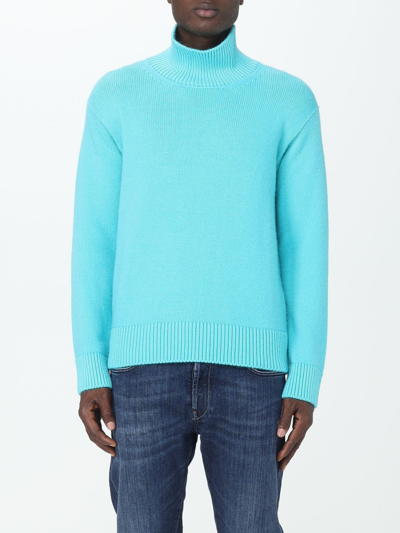 Shop Laneus Sweater  Men Color Turquoise