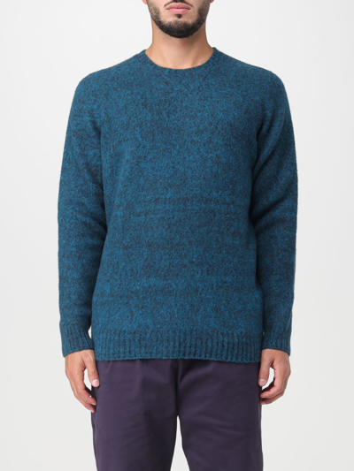 Shop Drumohr Sweater  Men Color Blue 1