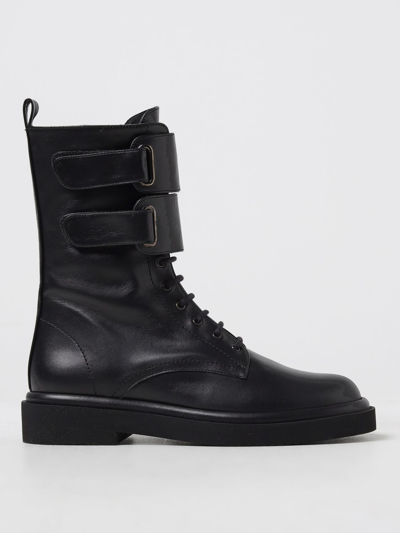 Paloma Barceló Flat Ankle Boots Paloma Barcelò Woman Color Black In Black