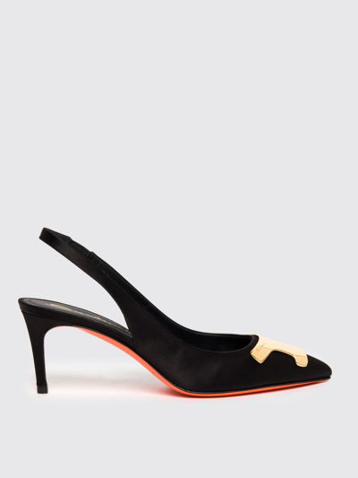 Shop Santoni High Heel Shoes  Woman Color Black