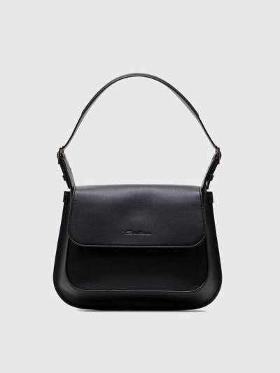 Shop Santoni Shoulder Bag  Woman Color Black
