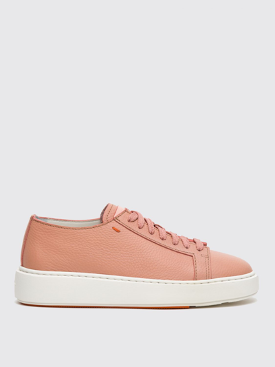Shop Santoni Sneakers  Woman Color Pink
