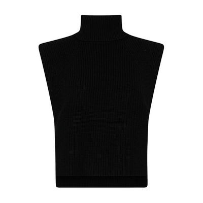 Shop Isabel Marant Megani Sleeveless Sweater In Black