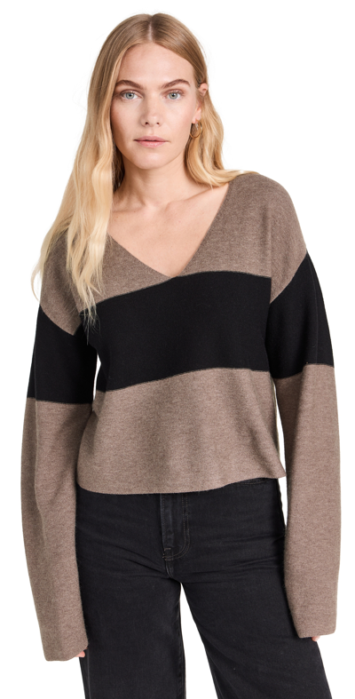 Shop Lna Luca Multi Stripe Sweater Coco Stripe
