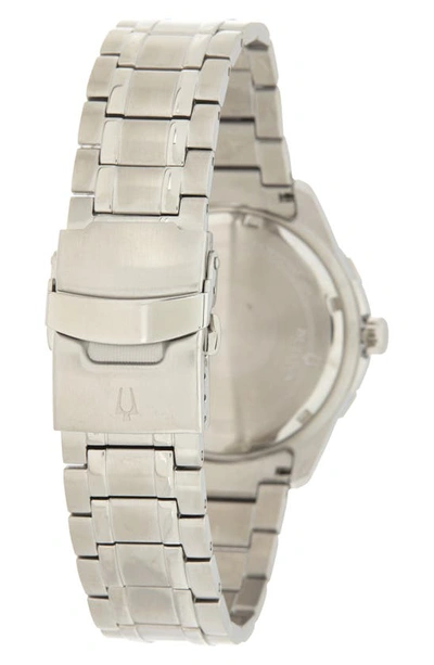Shop Bulova Classic Sport Water Resistant Bracelet Watch, 44mm In Silver