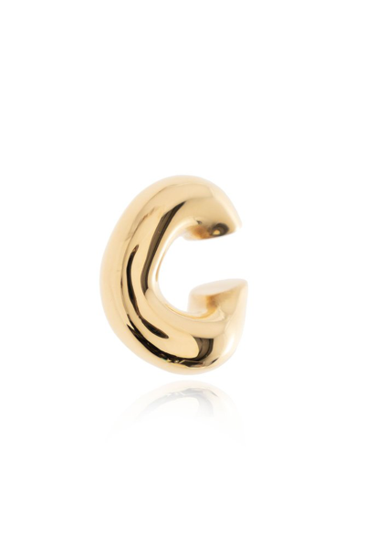 Shop Balenciaga Ear Cuff In Gold