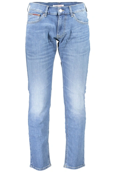 Shop Tommy Hilfiger Blue Cotton Jeans &amp; Men's Pant