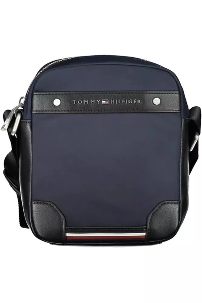 Shop Tommy Hilfiger Blue Polyester Shoulder Men's Bag