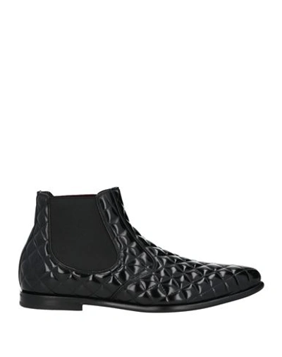 Shop Dolce & Gabbana Man Ankle Boots Black Size 9 Soft Leather